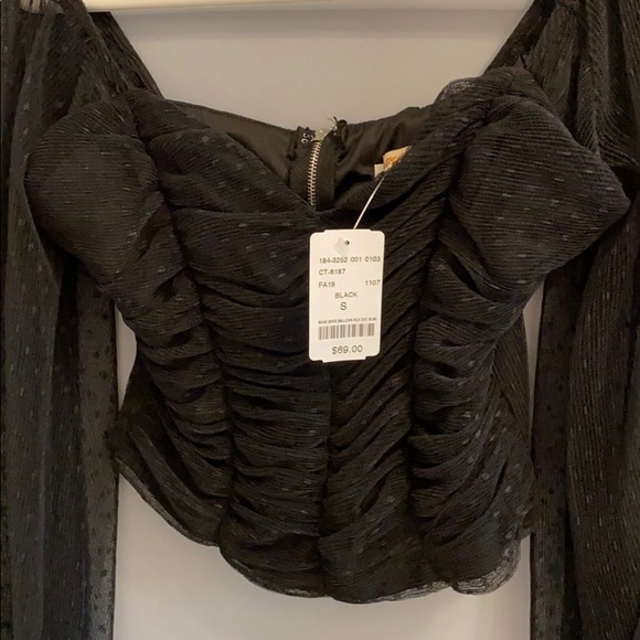 Black fancy shirt from M Boutique - Picture 2 of 2